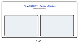 102L clear vinyl X-Ray mount - FILM-GUARD™ from CastermPlastics.com