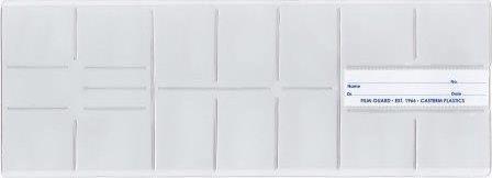 114HV Clear X-Ray Mount, 14 Pockets #2 Film 100/pack-CASTERM