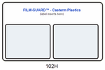 102H clear vinyl X-Ray mount - FILM-GUARD from CastermPlastics.com