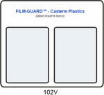 102V clear vinyl X-Ray mount - FILM-GUARD from CastermPlastics.com