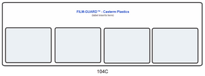 104C clear vinyl X-Ray mount - FILM-GUARD from CastermPlastics.com