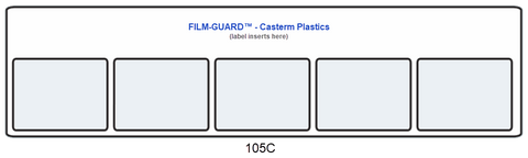 105C clear vinyl X-Ray mount - FILM-GUARD™ from CastermPlastics.com