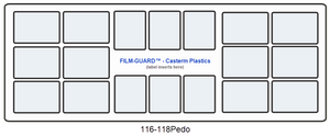 116-118Pedo clear vinyl X-Ray mount - FILM-GUARD™ from CastermPlastics.com