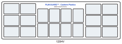 120HV clear vinyl X-Ray mount - FILM-GUARD™ from CastermPlastics.com